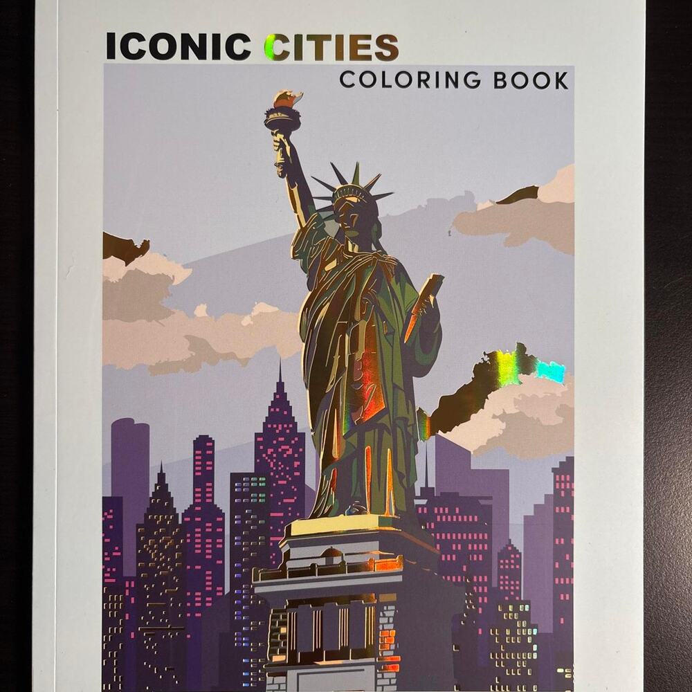 Art maker iconic cities coloring